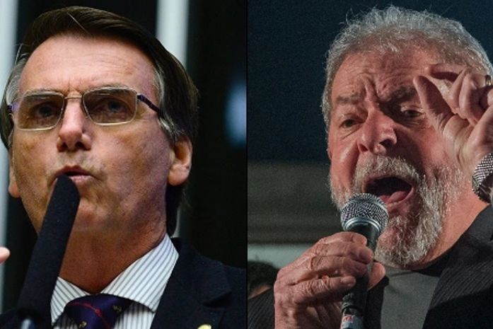 Jair Bolsonaro e Lula