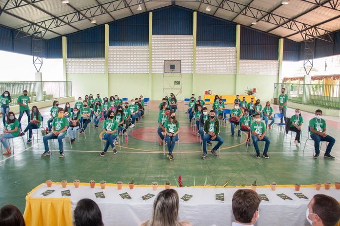Conagreste participa de aula inaugural de capacitação de agente ambiental para estudantes da rede municipal de Limoeiro de Anadia