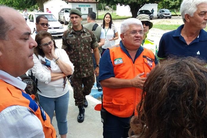 Defesa Civil participou do simulado de evacuação