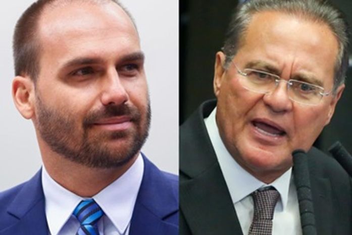 Eduardo Bolsonaro diz que pensa em "contra-ataque" a relatório da CPI e acusa Renan de abuso de autoridade