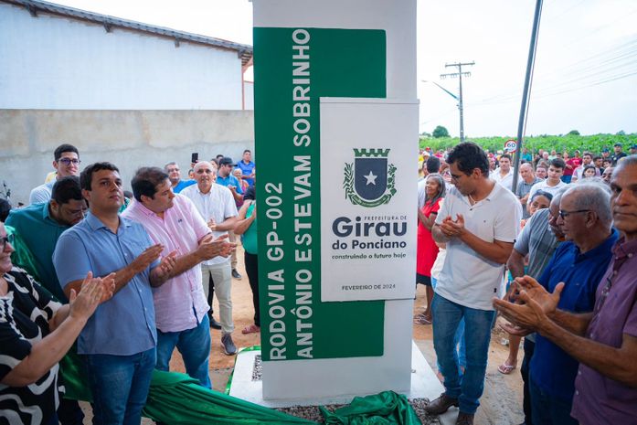 Girau do Ponciano Inaugura Rodovia GP 002 Antônio Estevam Sobrinho