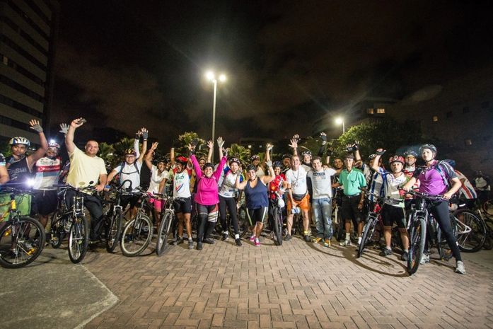 Passeio ciclístico inicia programação da Semana do Trânsito