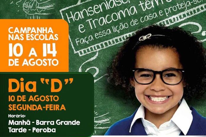Campanha Nacional de Hanseníase começa nesta 2ª feira em Maragogi