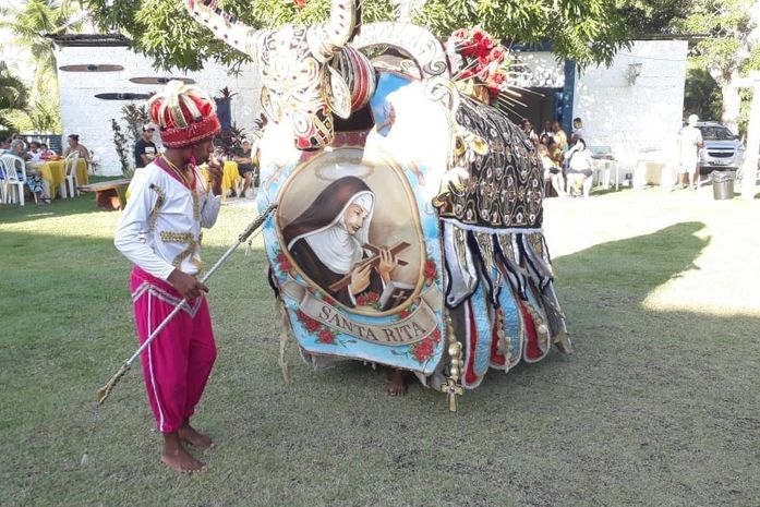 Boi da Ilha de Santa Rita participa de Festival de Bumba Meu Boi, em Maceió