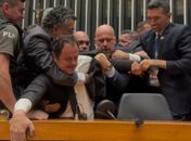 Confusão na Câmara dos Deputados