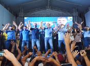 Caminhada de Maykon Beltrão e João Paulo recebe apoio da população de Pindorama 