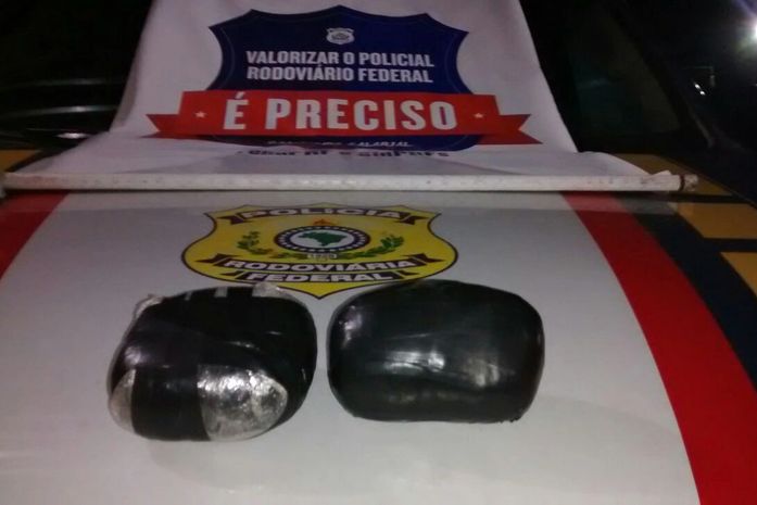 Droga apreendida pela PRF em Messias
