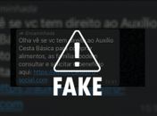 É falso que exista um site para cadastro em auxílio cesta básica de Alagoas