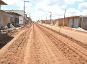 Avenida do Hélio Jatobá, em São Miguel dos Campos, está sendo terraplanada