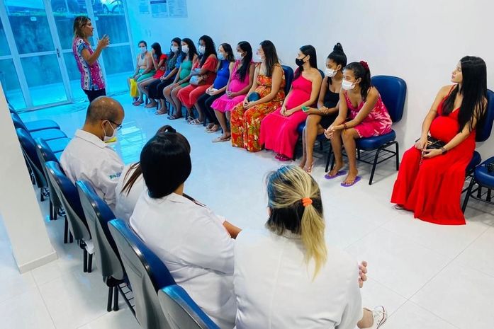 Miguelenses visitaram maternidade da Santa Casa no encerramento do Curso de Gestantes