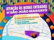 São João Massayó terá quatro entradas oficiais para acesso do público; confira os locais
