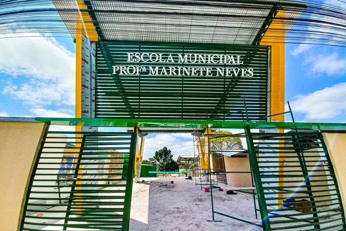 Obras da Escola Municipal Marinete Neves entram em fase de conclusão