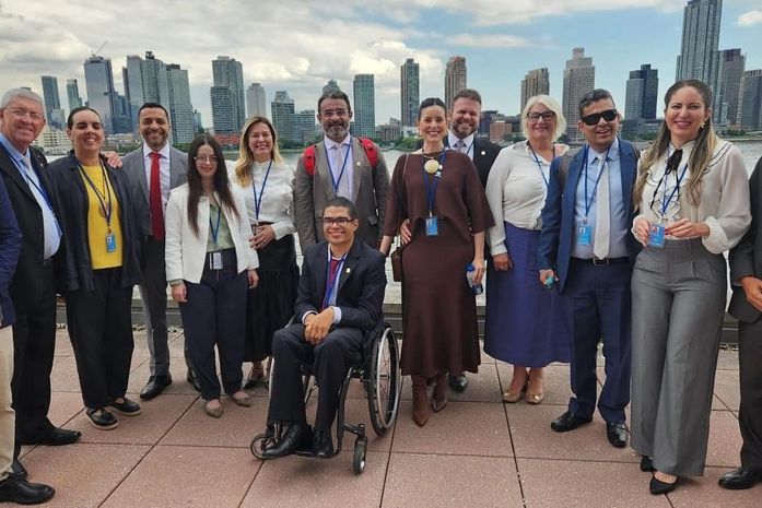 Léo Loureiro representa o Brasil na conferência da ONU em Nova York
