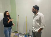 Prefeito e Secretária vistoriam andamento de obras na sede da Educação de Santana do Mundaú