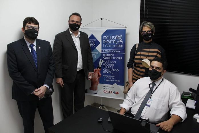 Subseção Arapiraca e CAA inauguram primeiro ponto de certificação digital do Agreste