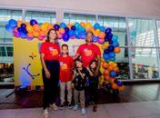 Juntos por um futuro melhor: casal e filho participaram do Pré-Enem Educar é Massa