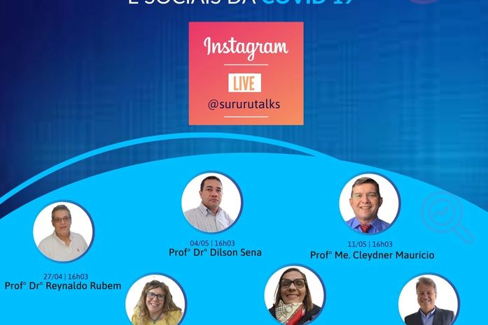 Getic e UFAL fazem transmissões ao vivo com professores de economia, administração e contabilidade