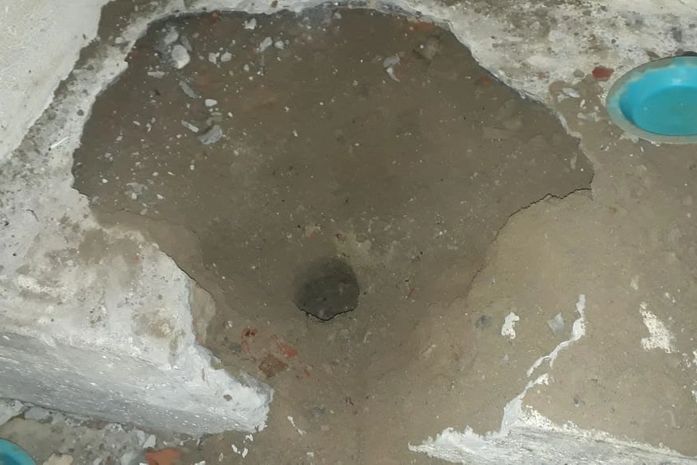 Túnel foi cavado dentro do Baldomero Cavalcanti