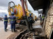 Infraestrutura retira 396,71 toneladas de entulhos da rede de drenagem de Maceió