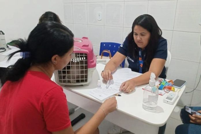 Equipe do Castramóvel atende 98 animais de moradores do Gama Lins
