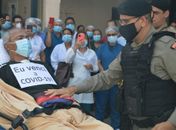 Após 4 meses internado, sargento vence a covid-19 e recebe alta de hospital em Maceió