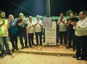 Prefeito Luciano entrega primeira etapa da pavimentação no Pé-Leve Velho