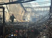 Incêndio de grandes proporções: veja como ficou Lojas Imperador, no Centro