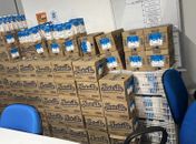 A fiscalização da Visa apreendeu 1.916 litros de leite Natville. 