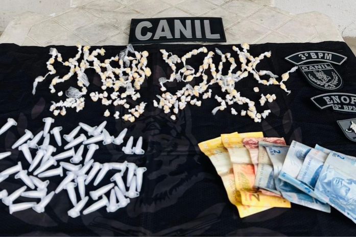 PM apreende mais de 650 porções de drogas prontas para comercialização em Arapiraca
