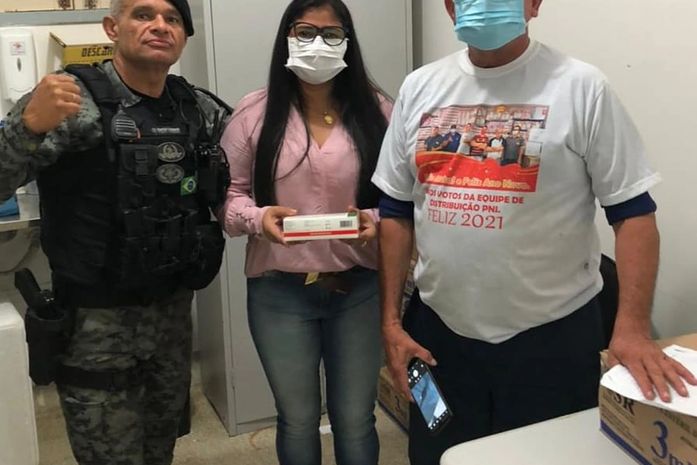 Primeiras doses da vacina Coronavac chegam a  Unidade Mista de Saúde Nossa Senhora Do Ó (CASA MATERNAL) em Traipu