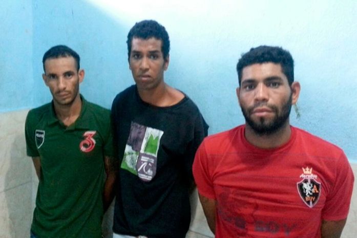 Pauliano Silva dos Santos, José Carlos da Conceição dos Santos e José Paulo Gomes dos Santos