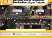 Ponto na Avenida Menino Marcelo, no bairro do Antares, em Maceió, será alterado; confira