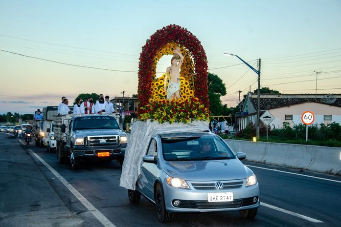 Prefeito Marlan Ferreira participa do encerramento das Festividades de São Sebastião no município de Limoeiro de Anadia.