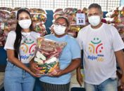 Prefeitura de Major Izidoro distribui cestas nutricionais à famílias carentes