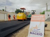 Moradores são beneficiados com mais de 60 obras de pavimentação em diversos bairros de Maceió