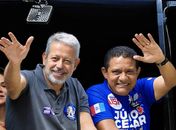 “Com um Senado forte, vamos fazer da garantia de investimentos em Alagoas uma de nossas prioridades absolutas”, afirma Arthur Lira em Minador, Palmeira e Paulo Jacinto