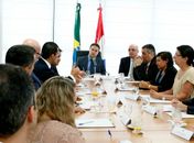 Reunião do governador com secretários