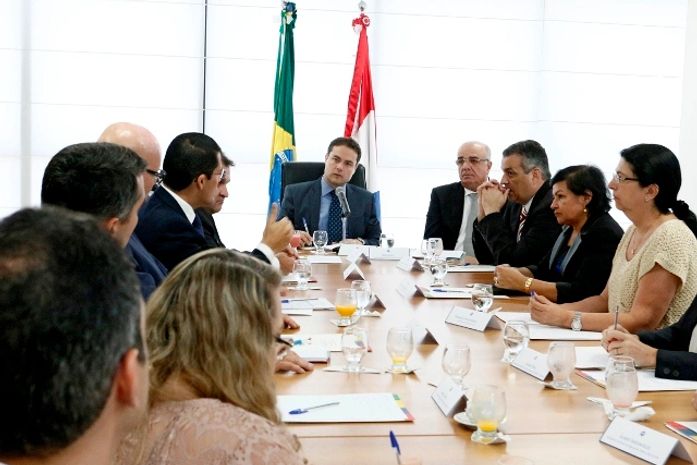 Reunião do governador com secretários