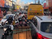 Primeiro dia útil de 'Diamante Invertido' trava o trânsito e transforma trajeto em provação no Jacintinho