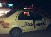 Motorista e passageira ficam feridos após táxi capotar em Marechal Deodoro