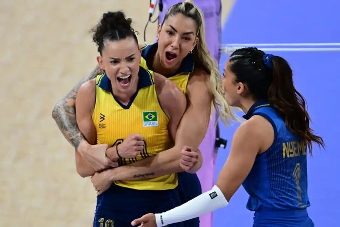 Brasil vence a Turquia no vôlei feminino e conquista o bronze em Paris 2024