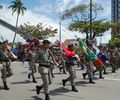 Desfile cívico de 7 de setembro no Jaraguá.