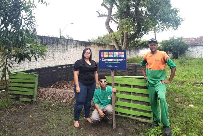 Secretaria de Meio Ambiente de São Miguel dos Campos incentiva prática de compostagem educativa

