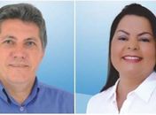 José Augusto Rocha Souza (PPS) e Ana Lúcia Fidélis (PRP), de Anadia