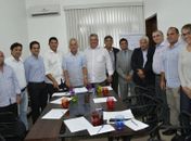 Prefeito George Clemente e comitiva visitam município para ajudar na aprovação da Faculdade de Medicina em São Miguel