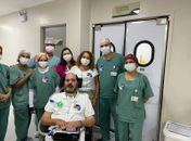 "Visita do Candidato a deputado federal por Alagoas Dr.Hemerson Casado emociona enfermeiros.”