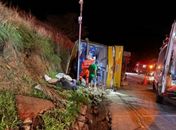 Falha nos freios pode ter provocado acidente com ônibus que saiu de Arapiraca e deixou cinco mortos
