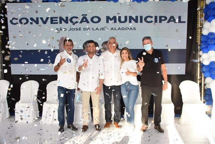 Fernando Collor e Arthur Lyra reforçam palanque e PP lança Angela Vanessa à prefeitura de São José da Laje