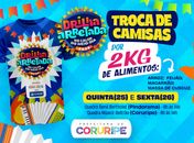 Troca de camisas da Drilha Arretada começa nesta quinta (26) em Coruripe
