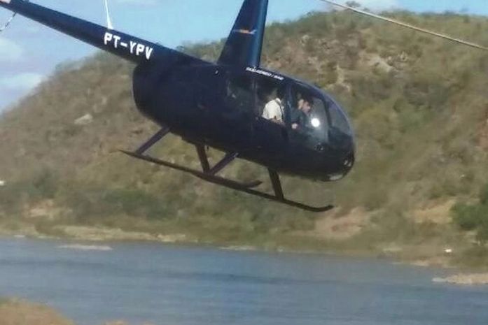 Aeronave faz buscas no Rio São Francisco